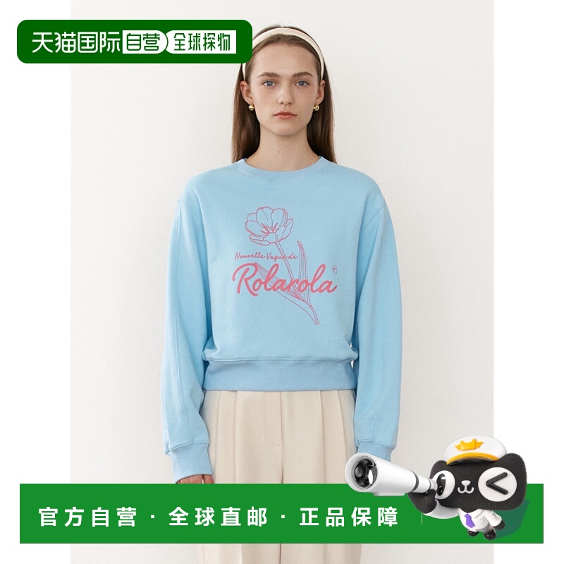 韩国直邮rolarola少女甜美可爱清新法式日常设计师女款卫衣301886