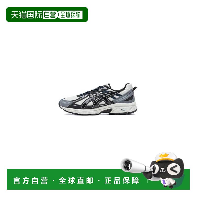 韩国直邮Asics Gel-Venture 6 时尚百搭 网布 低帮跑步鞋 男款 黑