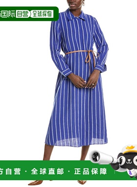 自营 lafayette 148 new york拉斐特148纽约Waylon连衣裙-蓝色 美