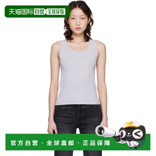 1h可退 香港直邮潮奢 MAISON KITSUNE 女士 灰色 Baby Fox Ribbed