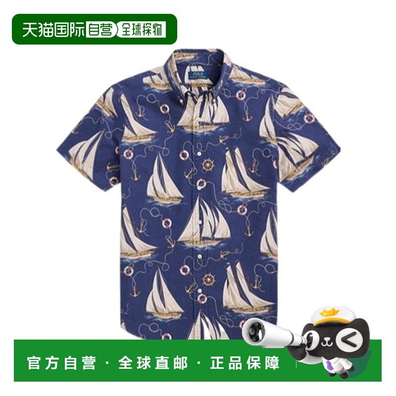 1h可退 香港直邮polo ralph lauren 男士 衬衫短袖