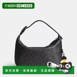 专柜款 香港直邮COACH 女士PVC配皮单肩手提包蔻驰