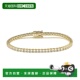 Suzy 英寸网球手链 Levian 自营 方晶锆石黄金纯银 黄色 美国