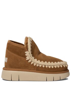 MOU 女士靴子 MUFW531009ACOG AW2024 棕色 厚底低帮休闲鞋