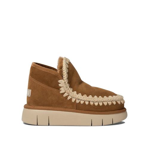 MOU 女士靴子 MUFW531009ACOG AW2024 棕色 厚底低帮休闲鞋