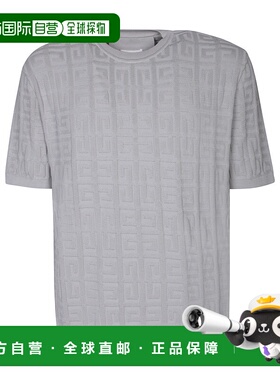 香港直邮GIVENCHY 男士T恤 BM90S14YJJ051 CO 灰色 MAGLIERIA上衣