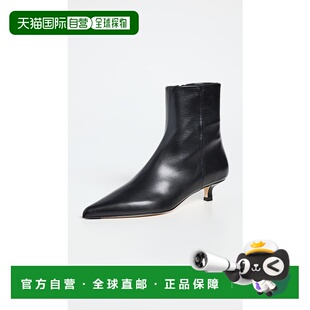 1h可退 香港直邮aeyde 女士 Sofie 纳巴革黑色靴子 black黑色 舒