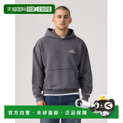 日本直邮Levi's 男装 宽松版型 裁短连帽衫 双口袋设计 003R10019
