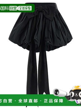 1h可退 香港直邮Dsquared2 二次方 女士 黑色半身裙 S72MA1052D35