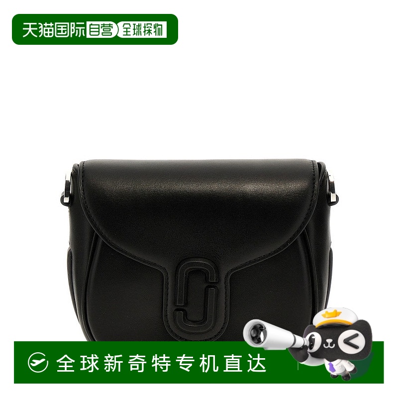 自营 marc jacobs“J Marc Small Saddle”斜挎包-黑色 【美国奥