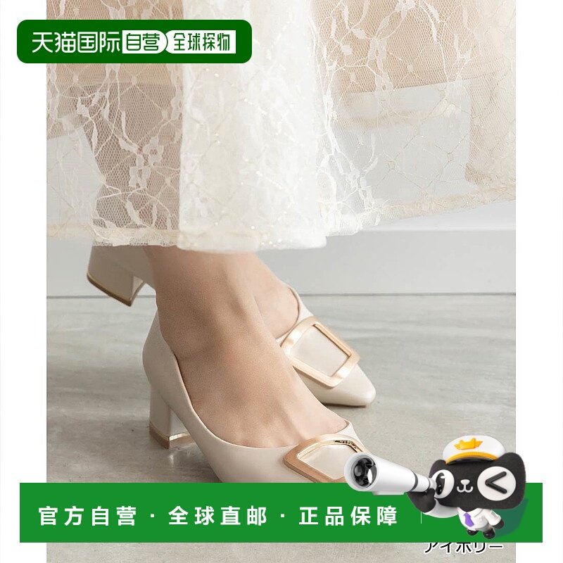 日本直邮RANDA 金色部件女鞋 RA041BW13342 女鞋高跟鞋单鞋一脚蹬