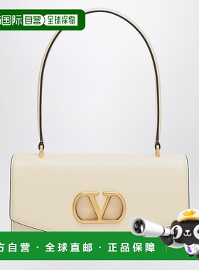 1h可退 香港直邮Valentino 华伦天奴 女士 VAIN 白色光泽小牛皮包