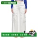 香港直邮off 裤 white 白色 1h可退 工装 女士 Toybox OWCF017S24F