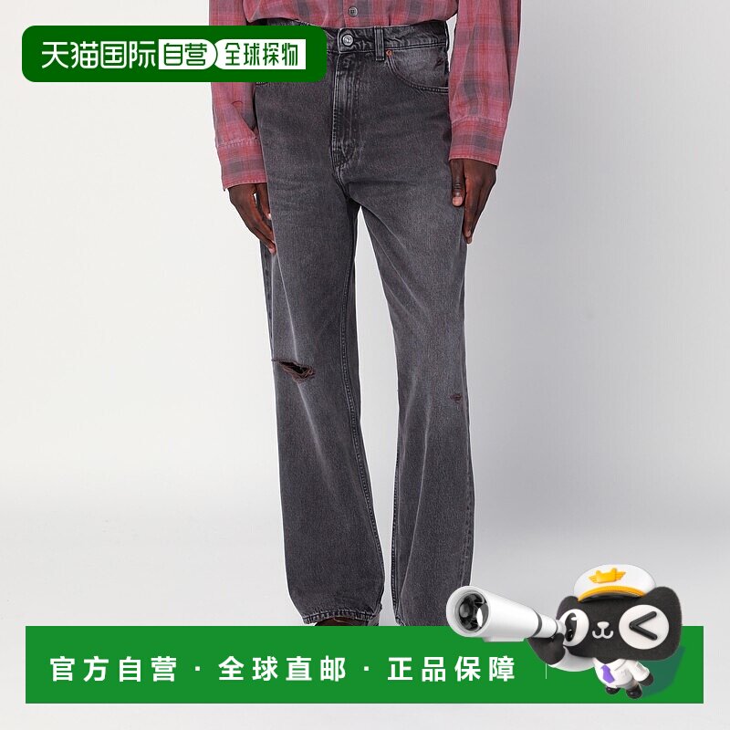 1h可退 香港直邮Our Legacy 男士 褪色设计质感带破痕牛仔裤 M425
