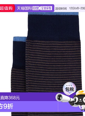 香港直邮HOGAN 男士袜子 KSMF651943SP28U808 AW2025 蓝色 条纹图