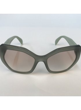 PRADA 女士眼镜 0PR16SSUEI4P2 AW2021 灰色 多边形框太阳镜