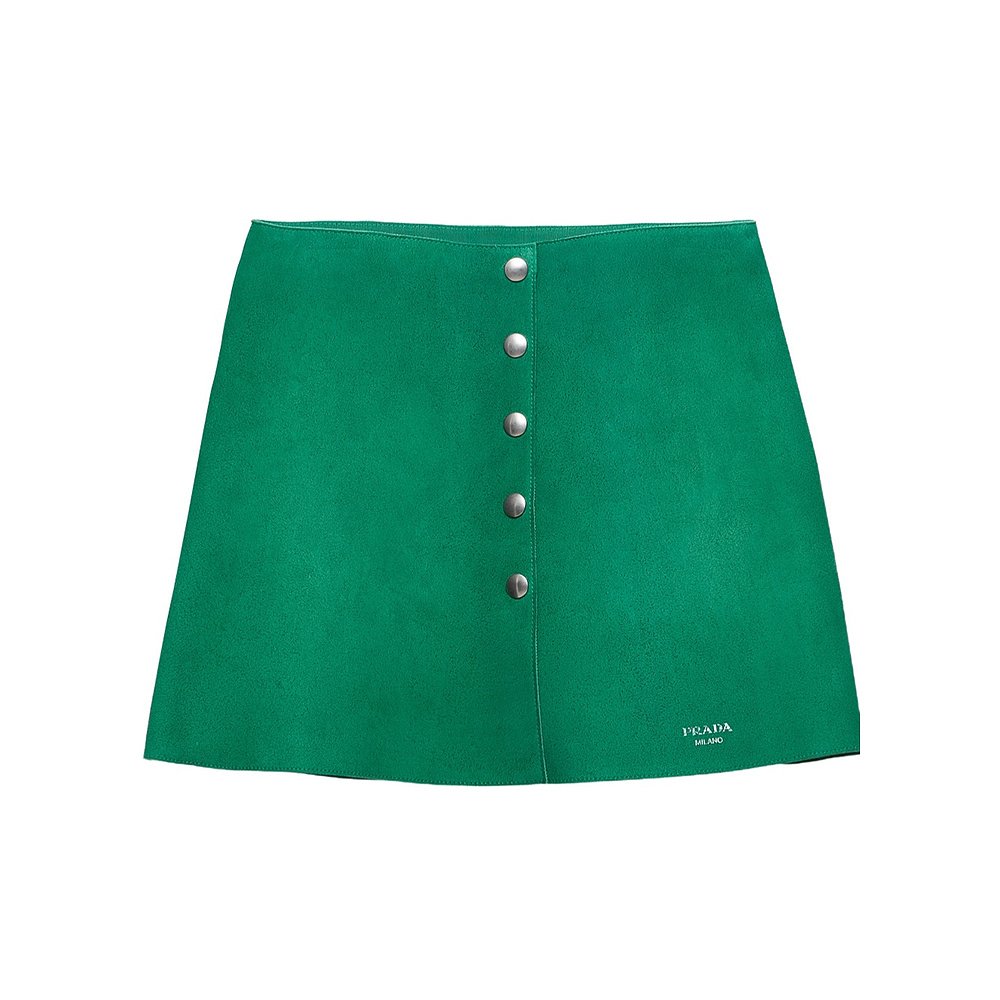 PRADA 女士半身裙 5189716QDSOOOF0458 SS2025 绿色