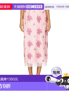 1h可退 香港直邮潮奢 LOVESHACKFANCY 女士 Malina 半身裙 LS8862