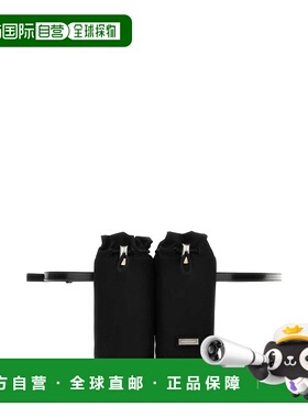 香港直邮Salvatore Ferragamo 菲拉格慕 男士 ECONYLÂ® 黑色腰包