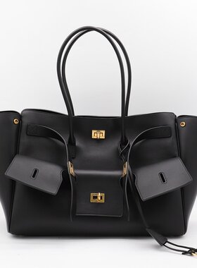 BALENCIAGA 女士手提包 8356702ABAV1000 AW2025 黑色