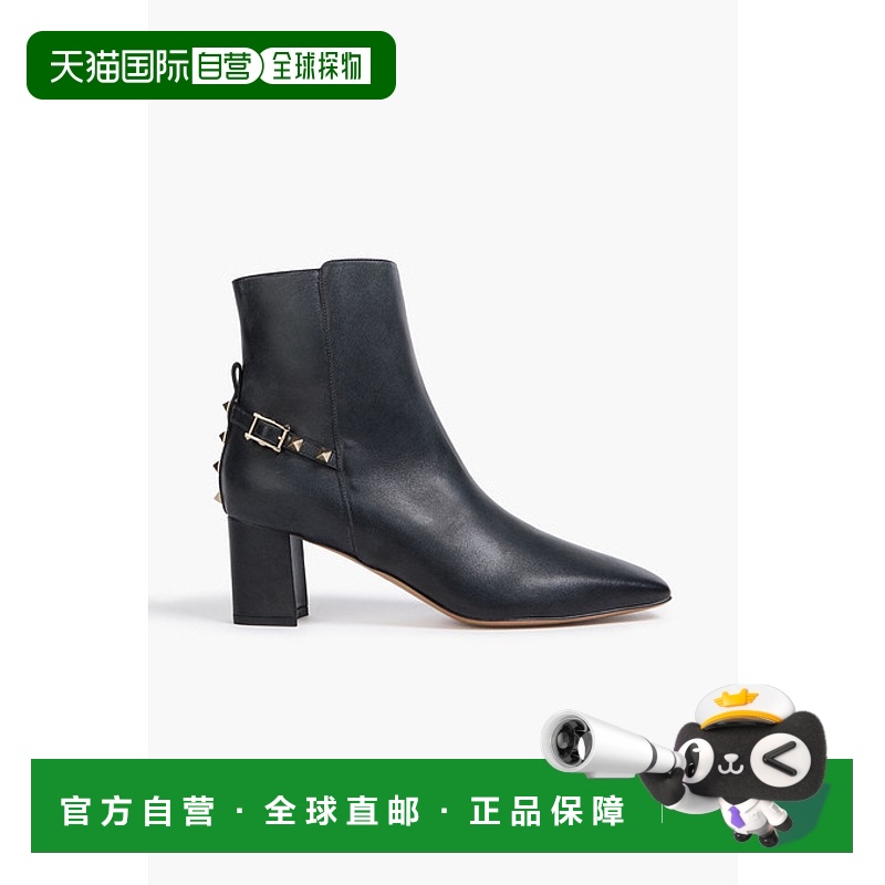 香港直邮valentino 华伦天奴 女士 铆钉皮质短靴 W2S0FJ2NAP0NO