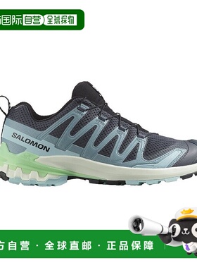 自营欧洲直邮Salomon萨洛蒙 XA PRO 3D V9系列女士深灰色/浅青色/
