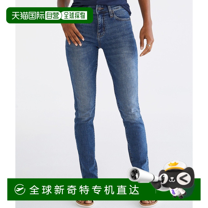 自营Aeropostale高级弹力中腰紧身牛仔裤女春秋款中等水洗 【美国