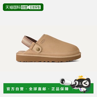 自营欧洲直邮UGG Goldenstar男士浅棕色木屐厚底拖鞋一脚蹬半拖鞋