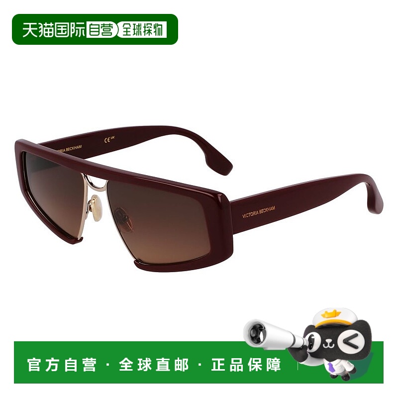 自营Victoria Beckham Metal Women's Sunglasses - red 美国奥莱