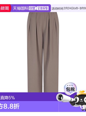 香港直邮Emporio Armani 松紧腰休闲裤 EW001509AF10206阔腿裤