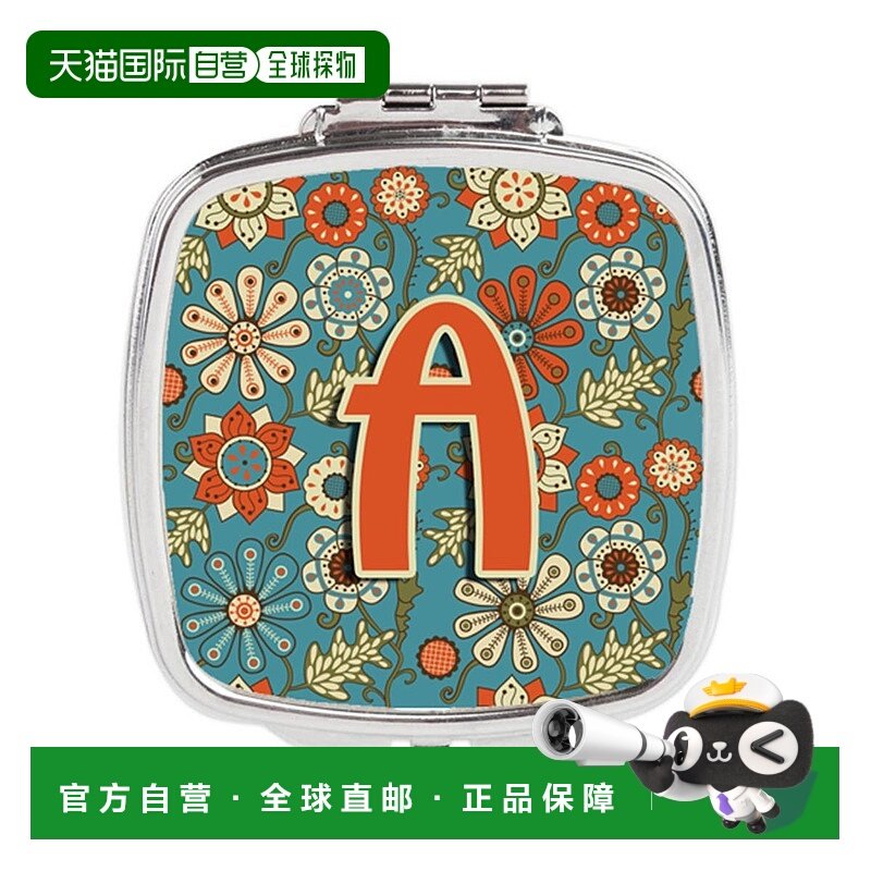 自营 Carolines Treasures CJ2012-ASCM Letter a Flowers 正品