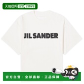香港直邮潮奢 徽标印花T恤 Jil 吉尔 1h可退 女士 Sander 桑达