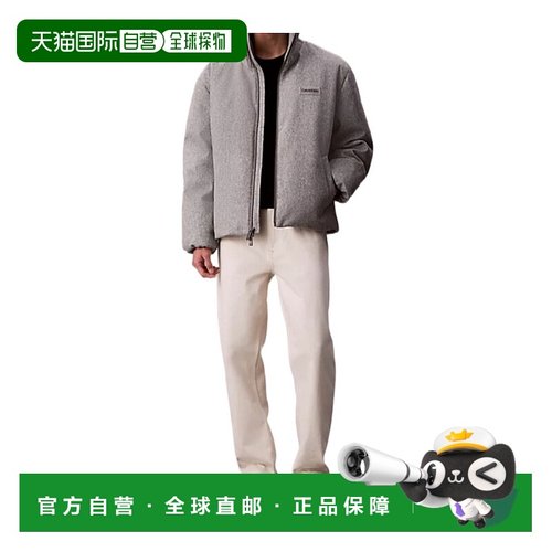 欧洲直邮calvin klein 男士 夹克衫立领外套