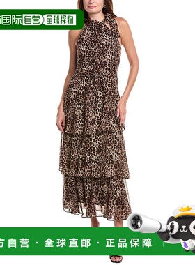 自营 Julia Jordan分层吊带裙-黑色 连衣裙长裙美国直发奥莱