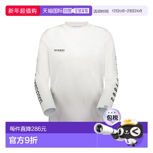日本直邮Mammut QD 标志印花长袖T恤 AF 男士 1016-01030-00742