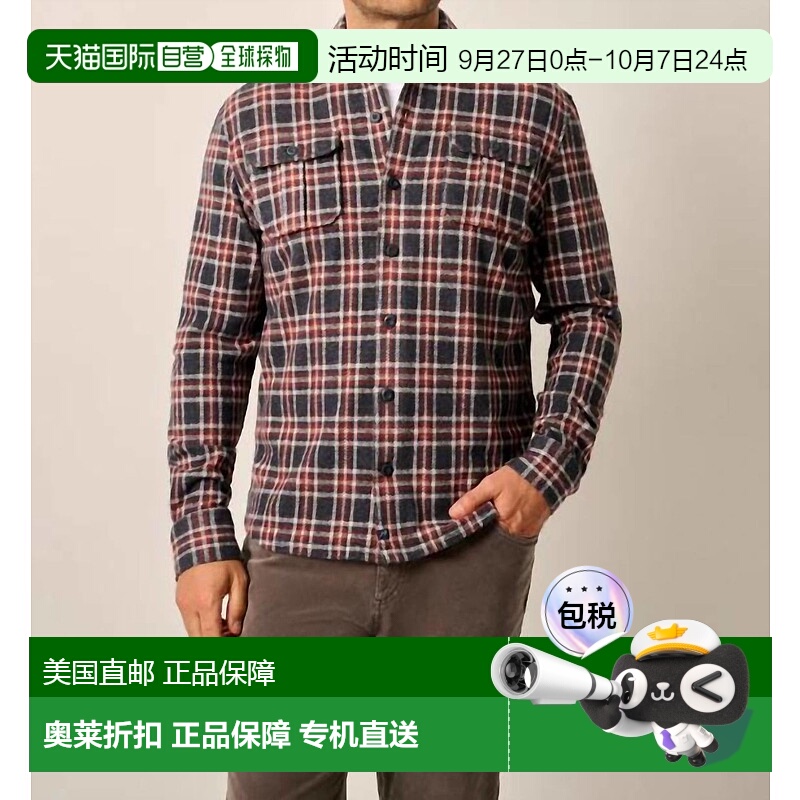 自营johnnie-oJimmy Stretch Flannel Shirt In Creole - creole