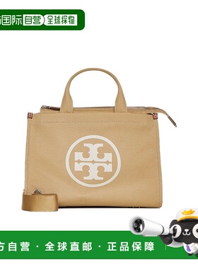 香港直邮Tory Burch 托里 伯奇 女士 ELLA 小号帆布托特包 153381