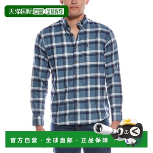 Brothers blue Plaid Shirt 美国奥莱直发 Flannel 自营Brooks