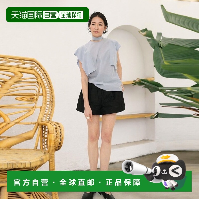 1h可退 日本直邮CLANE女士方形袖设计上衣 125302042通勤