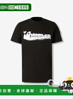 香港直邮MONCLER 男士T恤 K20918C0001089AUG999 CO 黑色