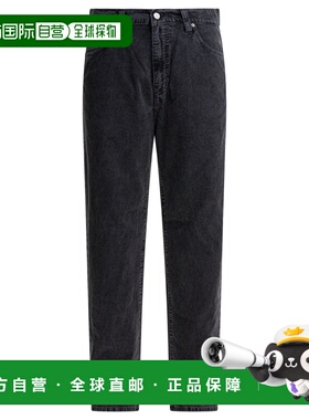 1h可退 香港直邮CARHARTT WIP 男士 黑色棉质裤子 I035689890F00B