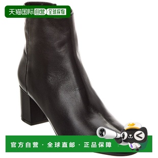Bruno 黑色纳帕皮 Magli 皮革短靴 美国奥莱直发 Vinny 自营