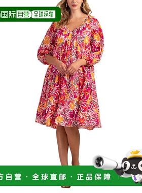 自营 Trina Turk Tangier 连衣裙 - 粉色 美国奥莱直发