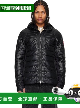 1h可退 香港直邮潮奢 Canada Goose 加拿大鹅 男士 黑色 HyBridge