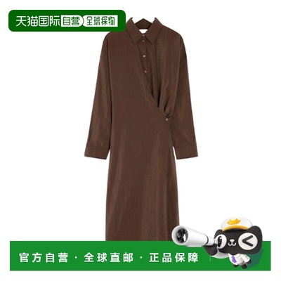 香港直邮Lemaire 直领扭纹连衣裙 DR1092LF1308