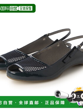 日本直邮日本直邮RABOKIGOSHI 12823 真皮 2cm 绑带凉鞋（蓝绿色