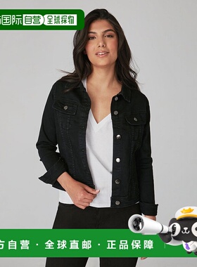 自营 lola jeansGabriella-BLK 经典牛仔夹克黑色 美国奥莱直发
