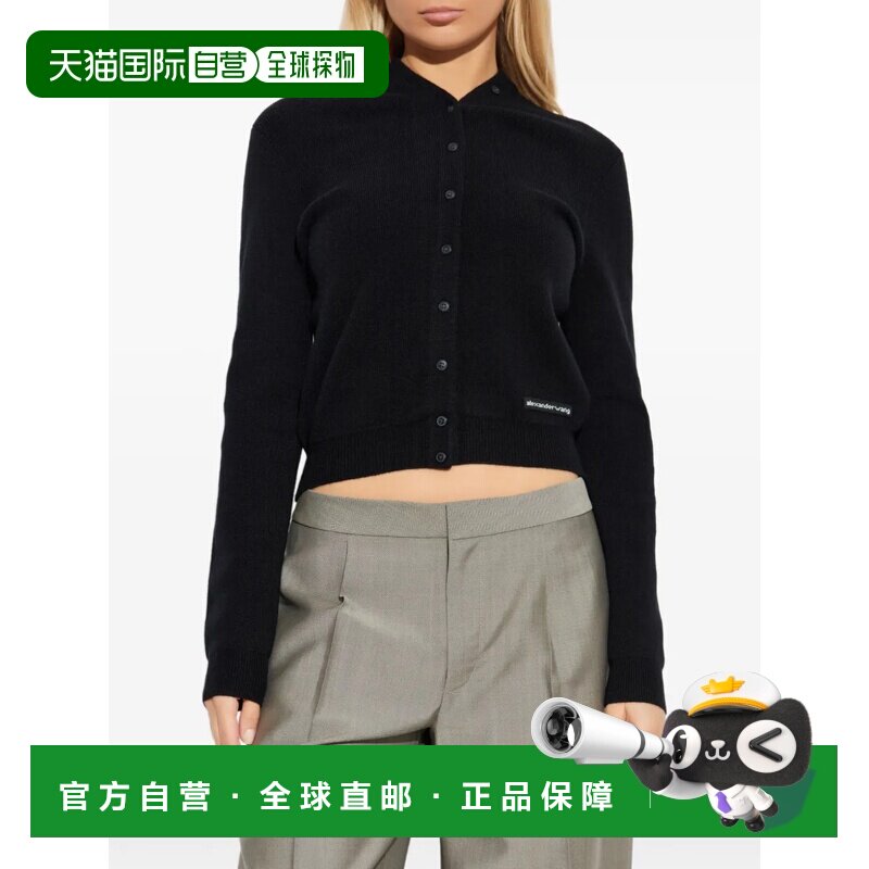 美国直邮ALEXANDER WANG - Women Knit Logo Label Ls High Neck