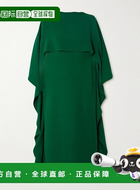 1h可退 香港直邮Valentino 华伦天奴 女士 斗篷连衣裙 4B3VA7G51M