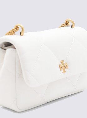 TORY BURCH 女士单肩包 154710101 CO 白色 菱格纹迷你肩背包